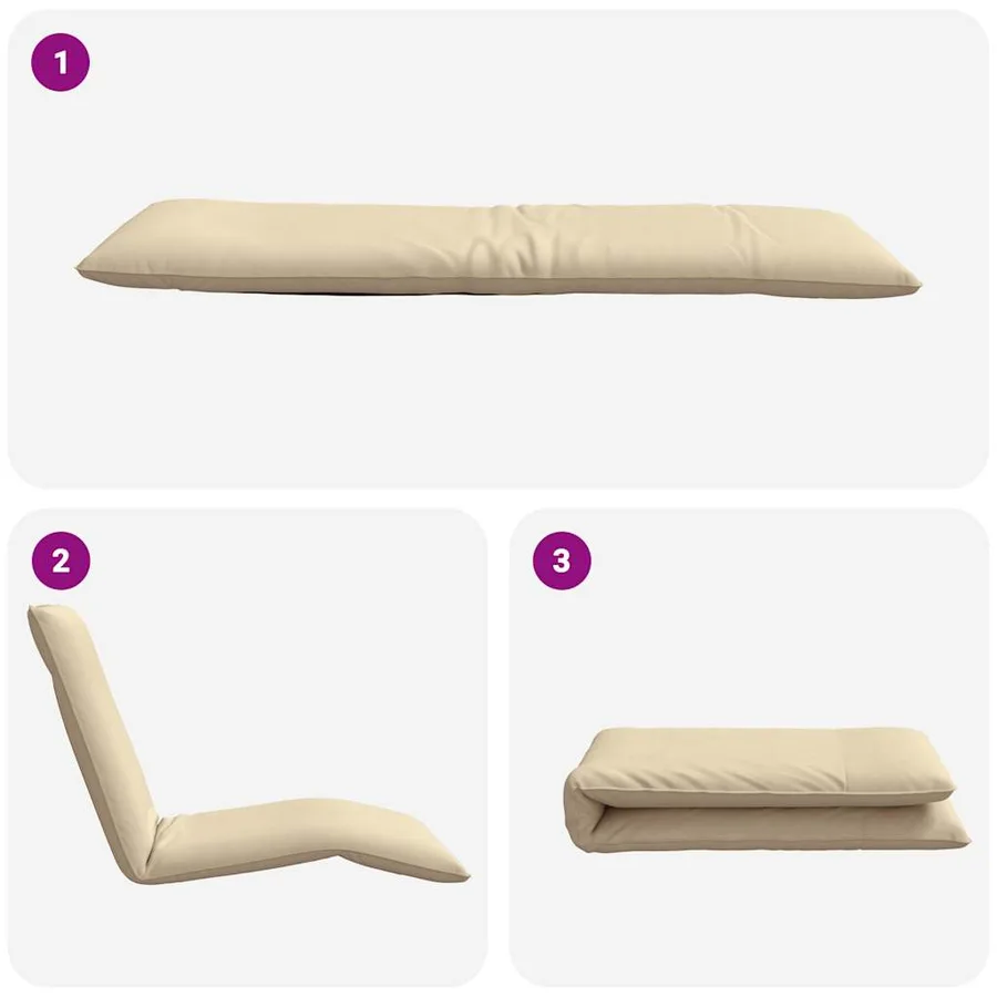 Chaise longue pliante anthracite 175x54x8,5 cm tissu oxford - 18