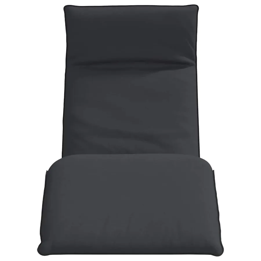 Chaise longue pliante anthracite 175x54x8,5 cm tissu oxford - 26