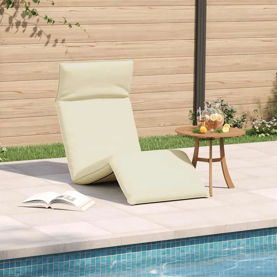 Chaise longue pliante anthracite 175x54x8,5 cm tissu oxford - 47