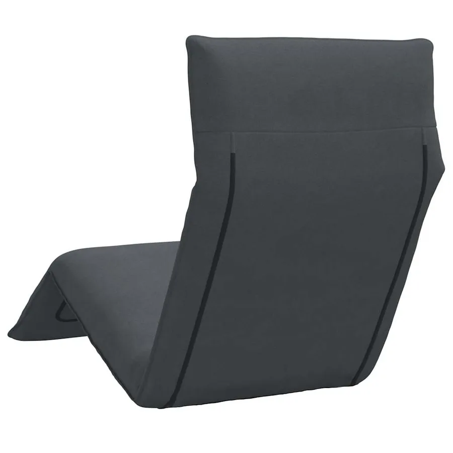 Chaise longue pliante anthracite 175x54x8,5 cm tissu oxford - 6
