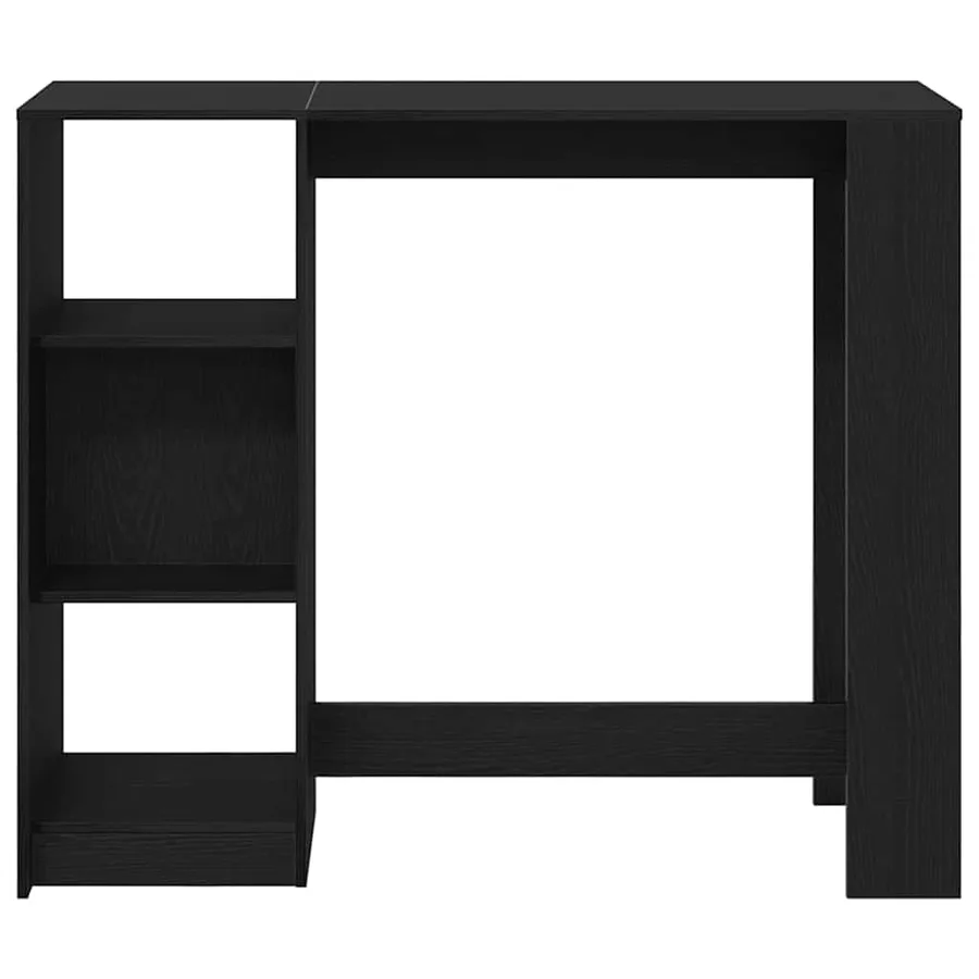 Table de bar Chêne noir 124 x 46 x 103.5 cm Bois d'ingénierie - 6
