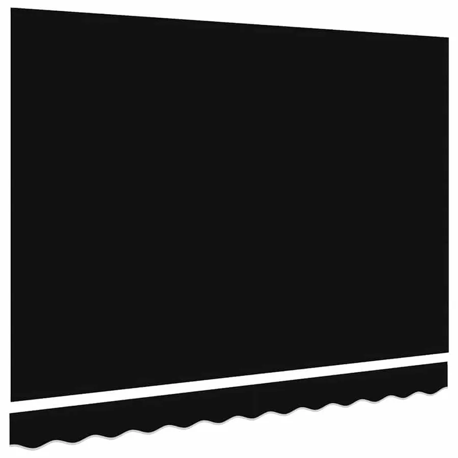 Toile de rechange pour auvent Noir 3,5 x 2,5 m Polyester - 4