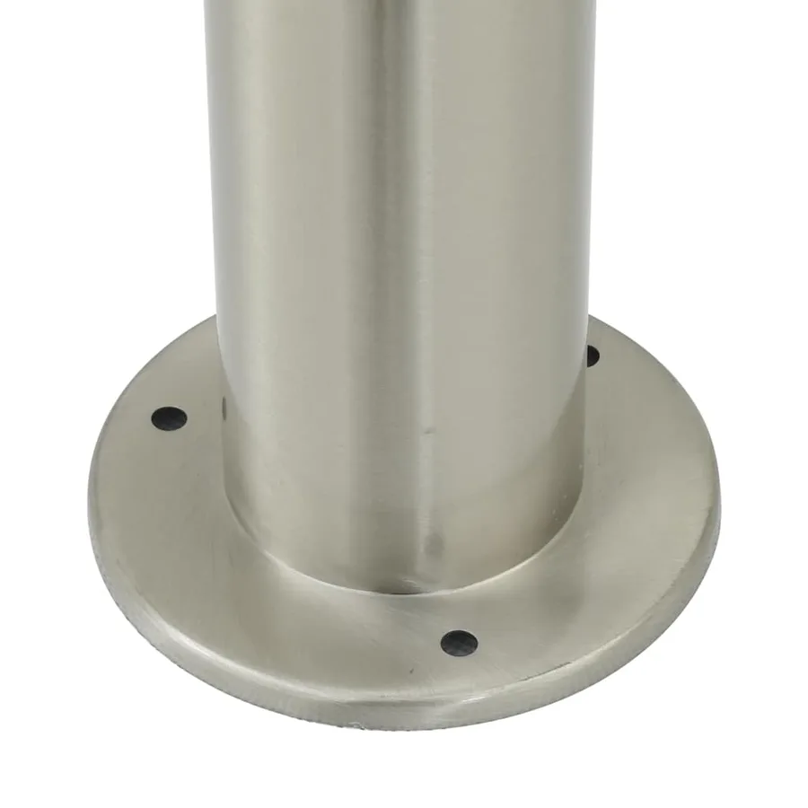 Bornes lumineuses avec détecteur et prise lot de 3 120 cm acier inoxydable IP44 - 10