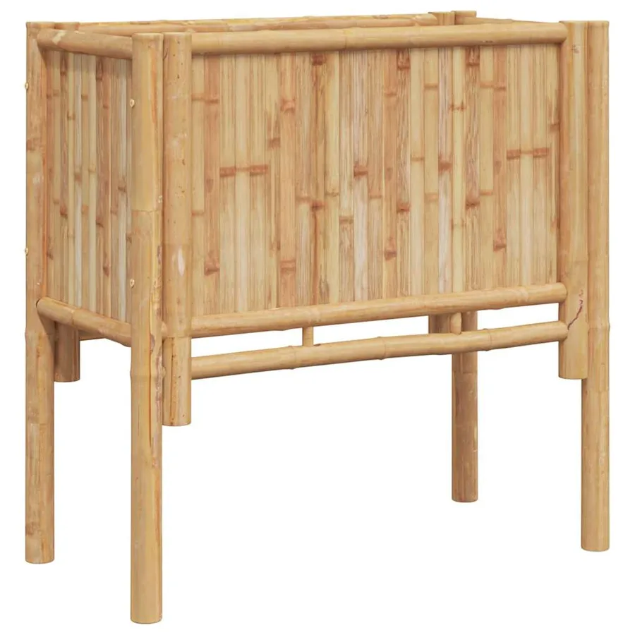 Lit surélevé Marron 70 x 35 x 70 cm Bambou - 4