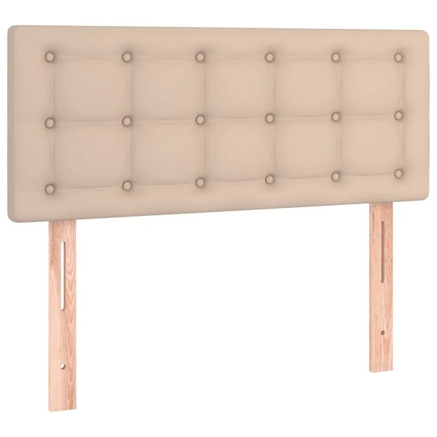 Sommier à lattes de lit avec matelas LED Cappuccino 100x200 cm - 7