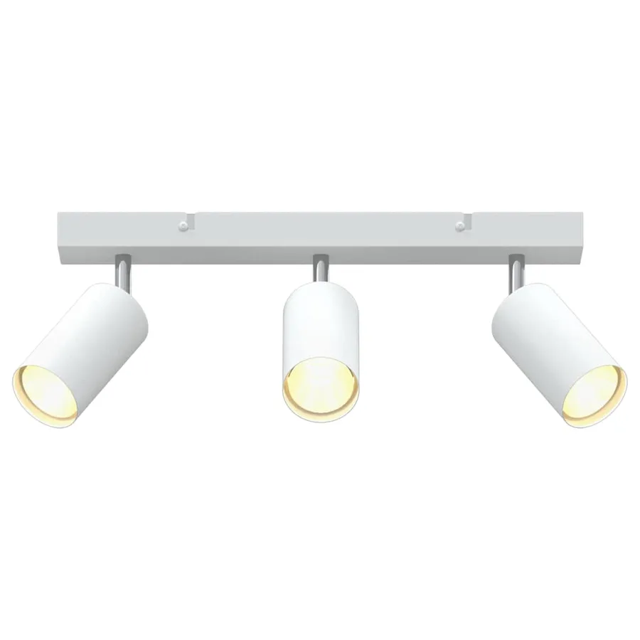 Spot de plafond avec des projecteurs Blanc 38 x 6 x 16 cm Métal - 11