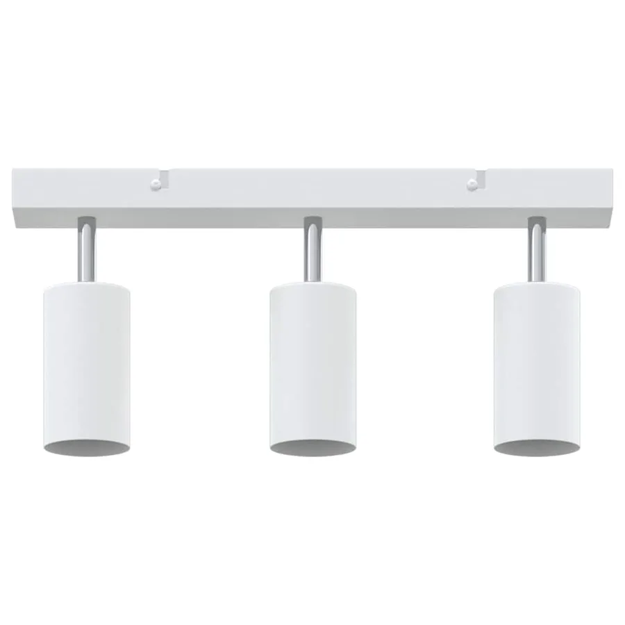 Spot de plafond avec des projecteurs Blanc 38 x 6 x 16 cm Métal - 6