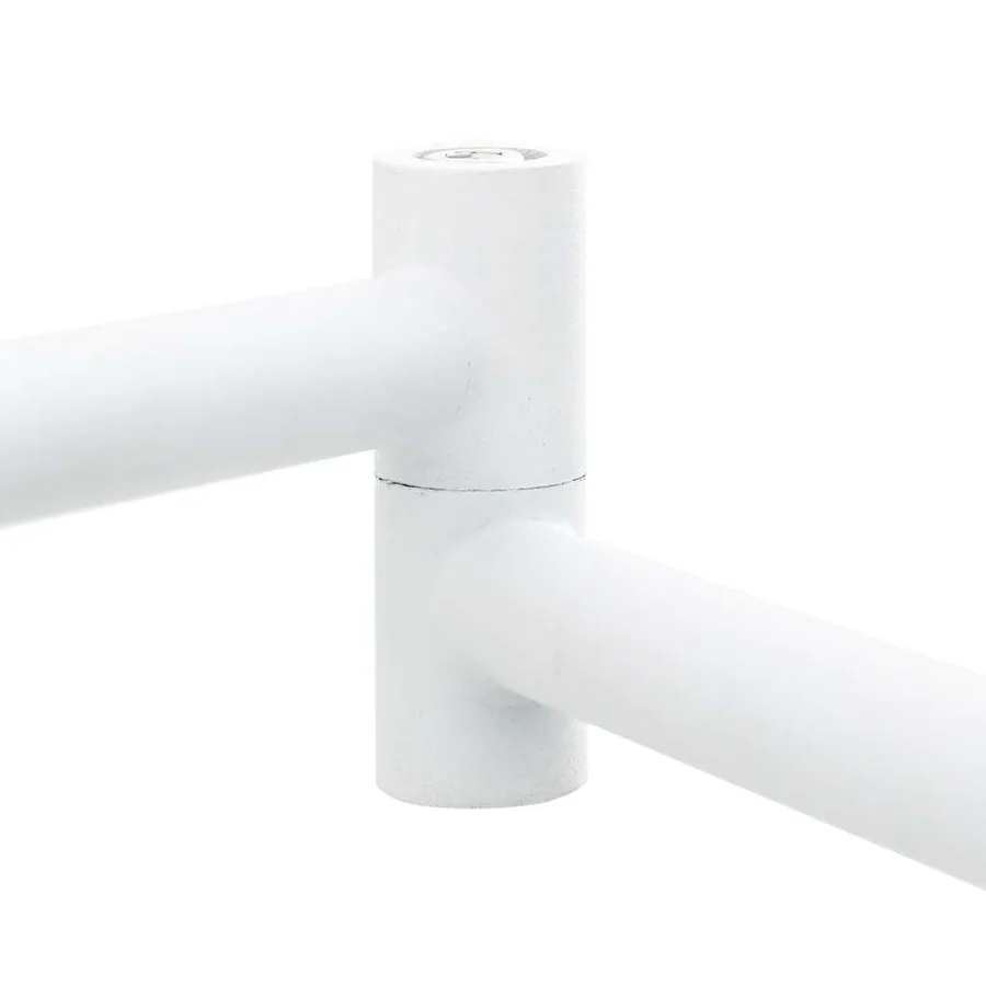 Spot de plafond Blanc 70 x 12,5 x 10,5 cm Métal - 12