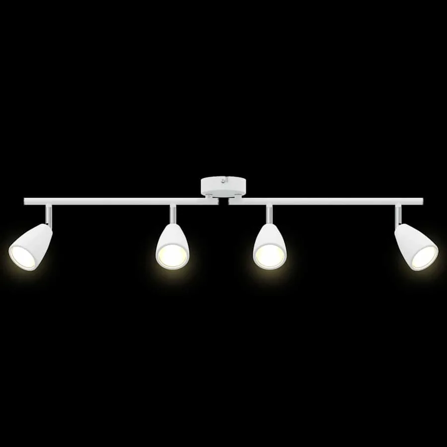Spot de plafond Blanc 70 x 12,5 x 10,5 cm Métal - 14
