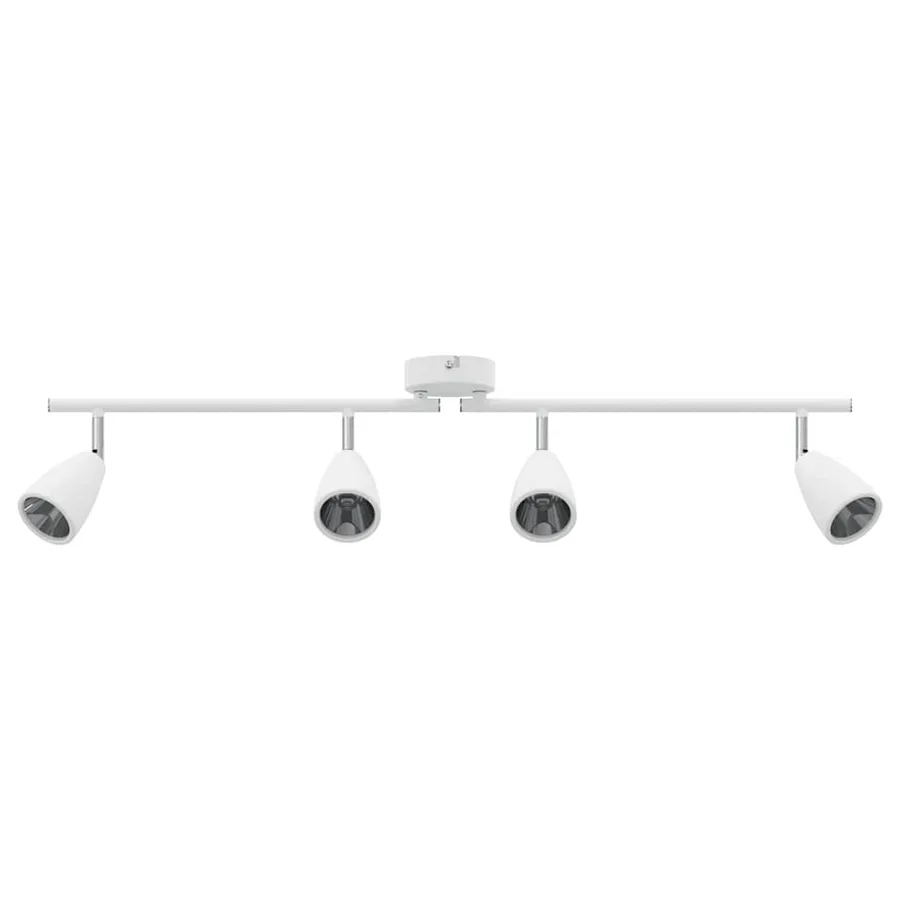 Spot de plafond Blanc 70 x 12,5 x 10,5 cm Métal - 3