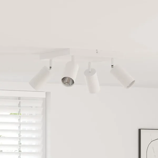 Spot de plafond Blanc 26 x 26 x 16 cm Métal