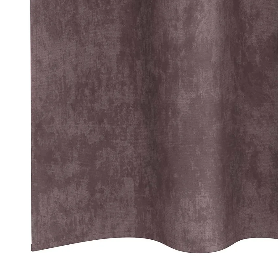 Rideaux en velours 2 pcs Marron 245 x 140 cm Velours - 6