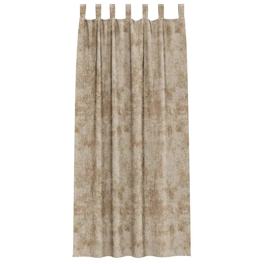 Rideaux en velours 2 pcs Champagne 260 x 140 cm Velours - 4