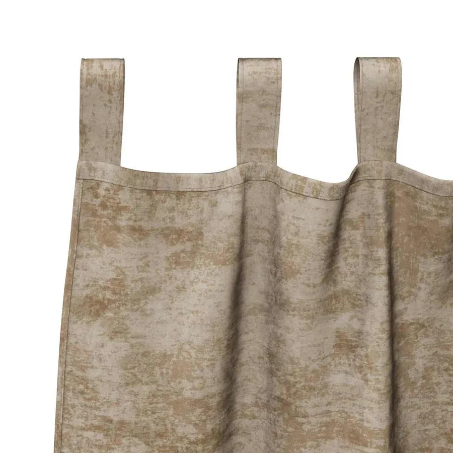 Rideaux en velours 2 pcs Champagne 260 x 140 cm Velours - 5