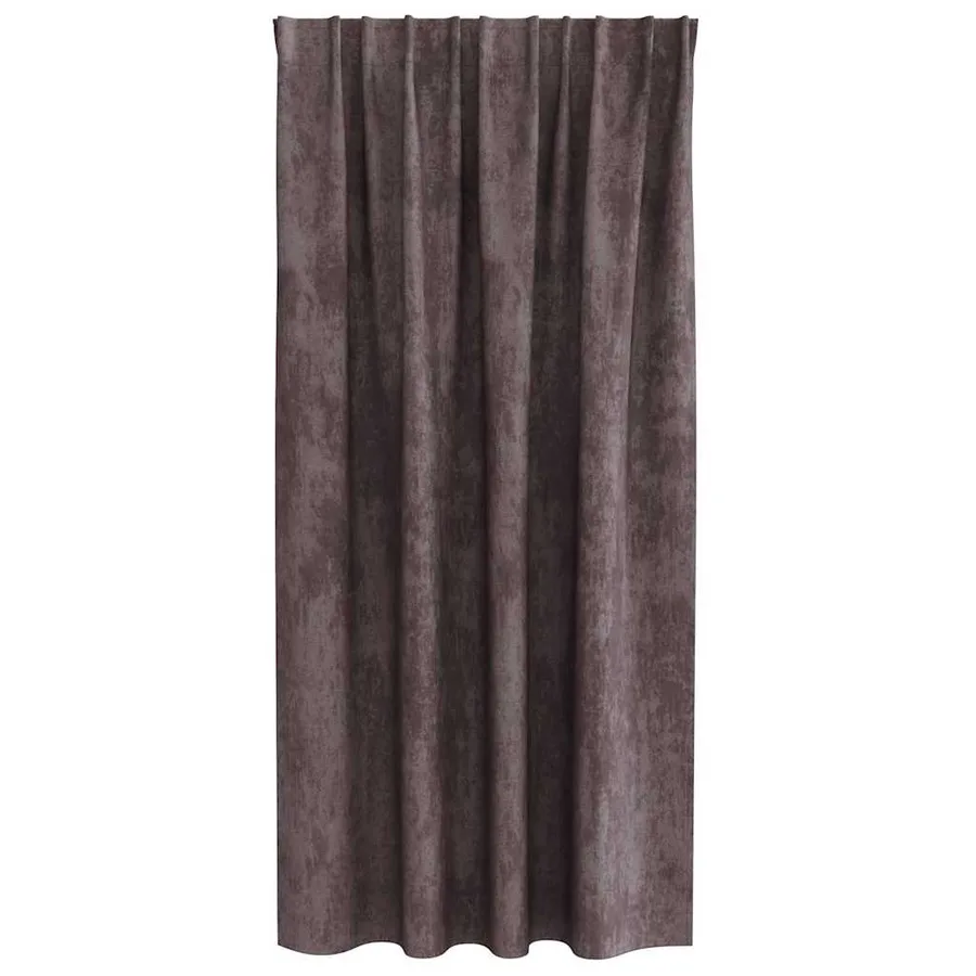 Rideaux en velours 2 pcs Marron 175 x 140 cm Velours - 4