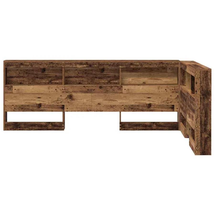 Tête de lit de rangement Bois Ancien 207,5 x 137,5 x 76,5 cm - 6