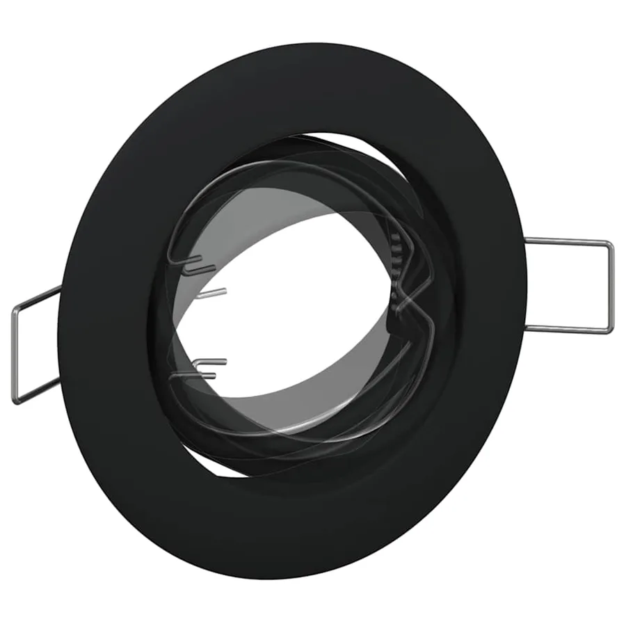Projecteur 6 pcs Noir 9 x 9 x 2,5 cm Métal - 12