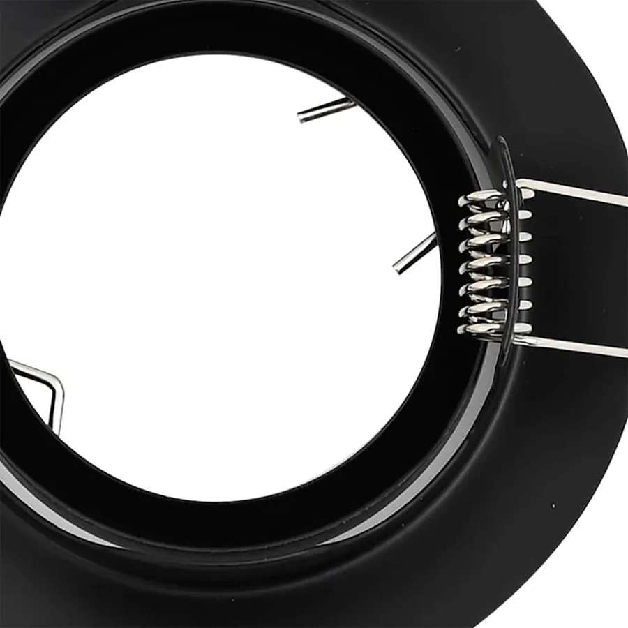 Projecteur 6 pcs Noir 9 x 9 x 2,5 cm Métal - 9