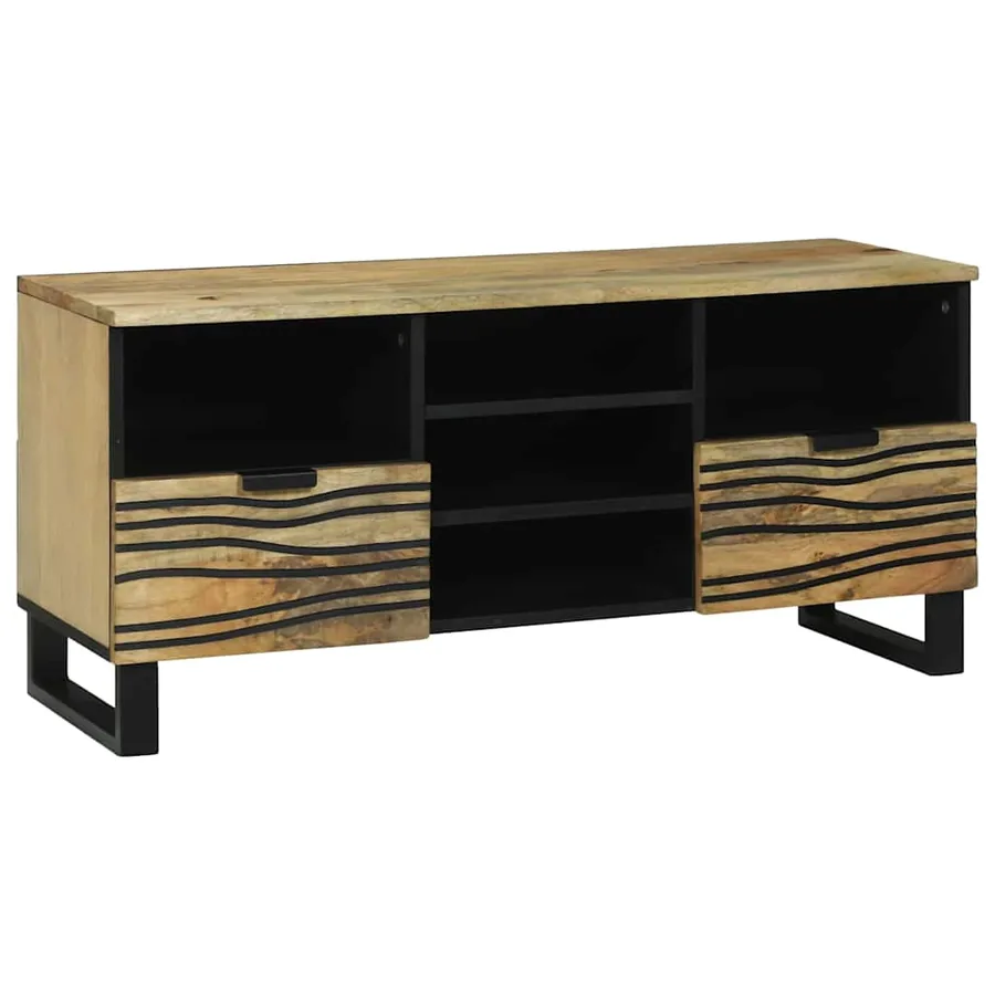 Unites TV avec tiroir Marron 100 x 33 x 46 cm Bois d'ingénierie