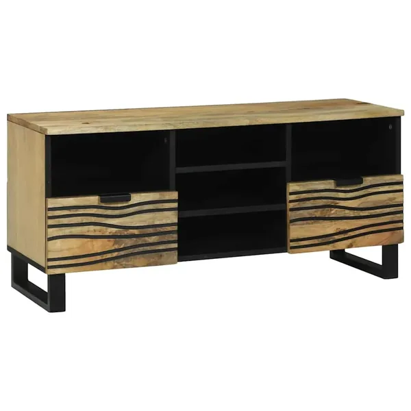 Unites TV avec tiroir Marron 100 x 33 x 46 cm Bois d'ingénierie
