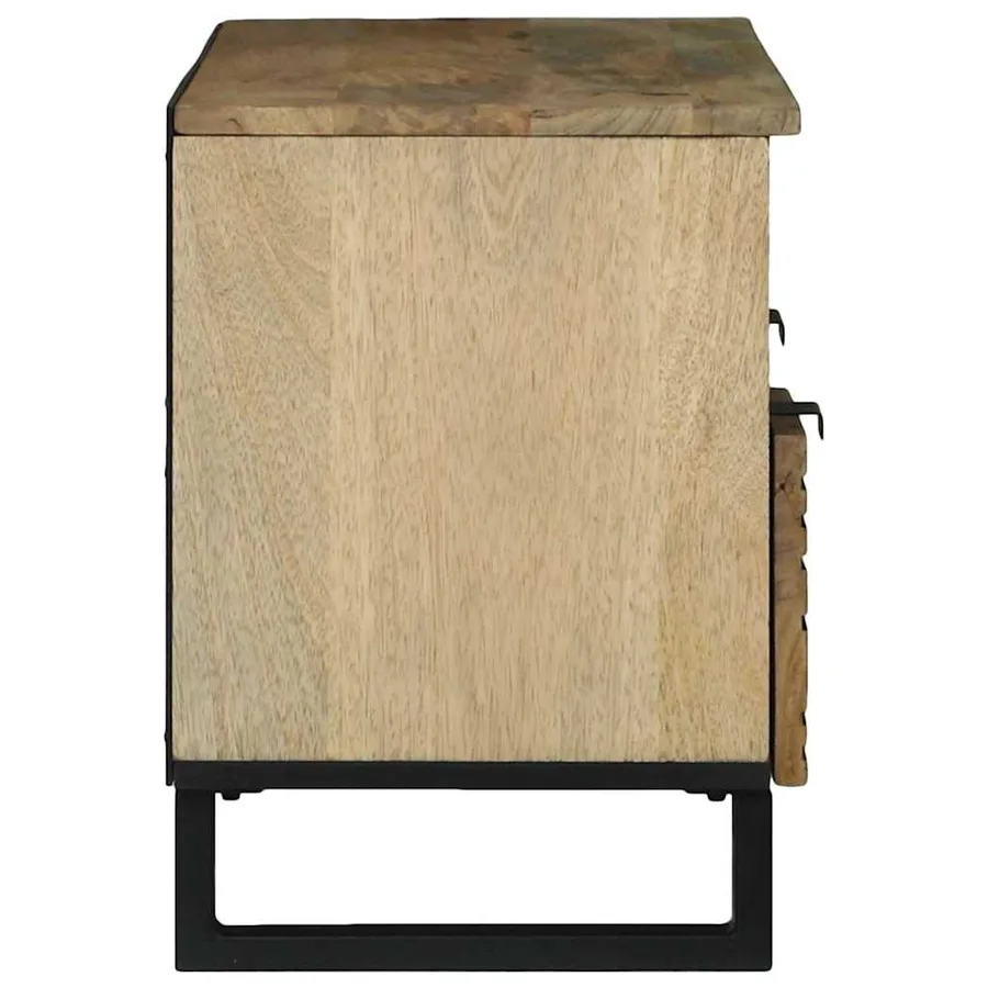 Unites TV avec tiroir Marron 100 x 33 x 46 cm Bois d'ingénierie - 4