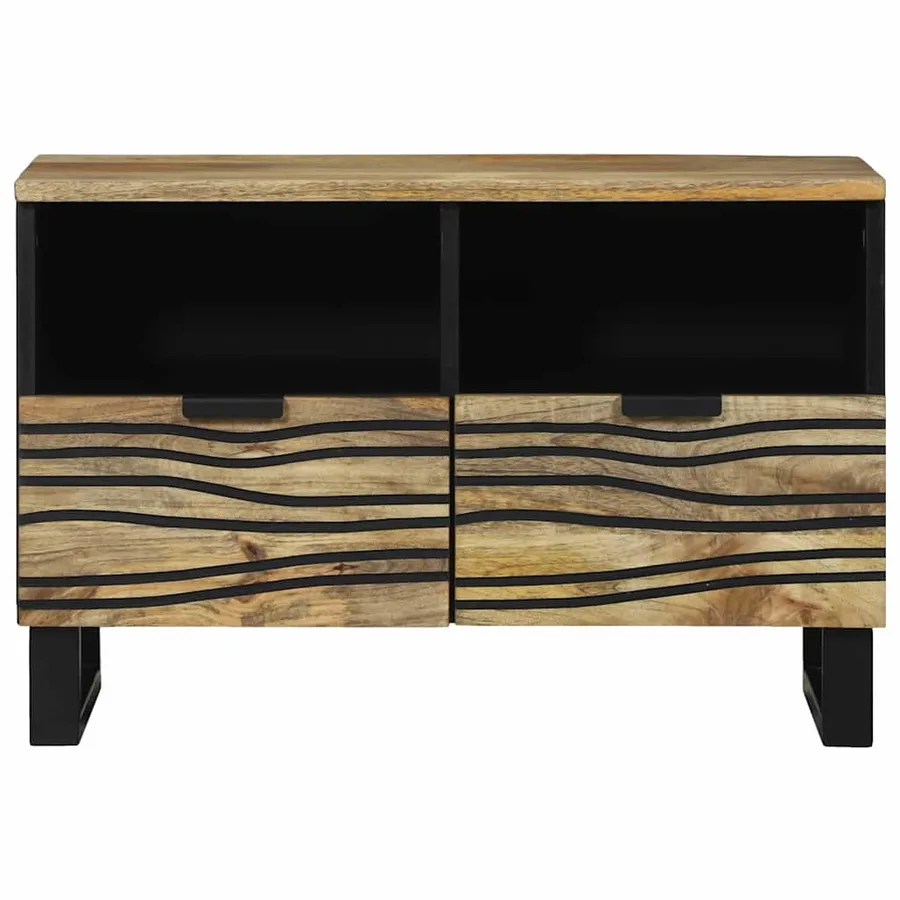 Unites TV avec tiroir Marron 70 x 33 x 46 cm Bois d'ingénierie - 3