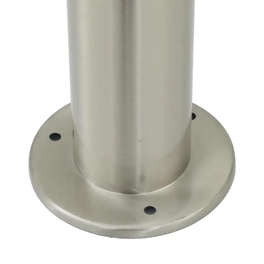Bornes lumineuses avec sortie lot de 3 80 cm acier inoxydable IP44 - 9