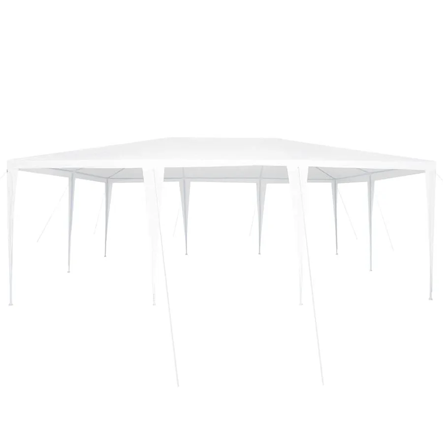 Tente de fête Blanc 600 x 400 x 266 cm Polyéthylène et acier - 5