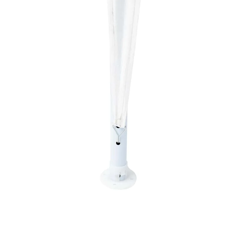 Tente de fête Blanc 600 x 400 x 266 cm Polyéthylène et acier - 9