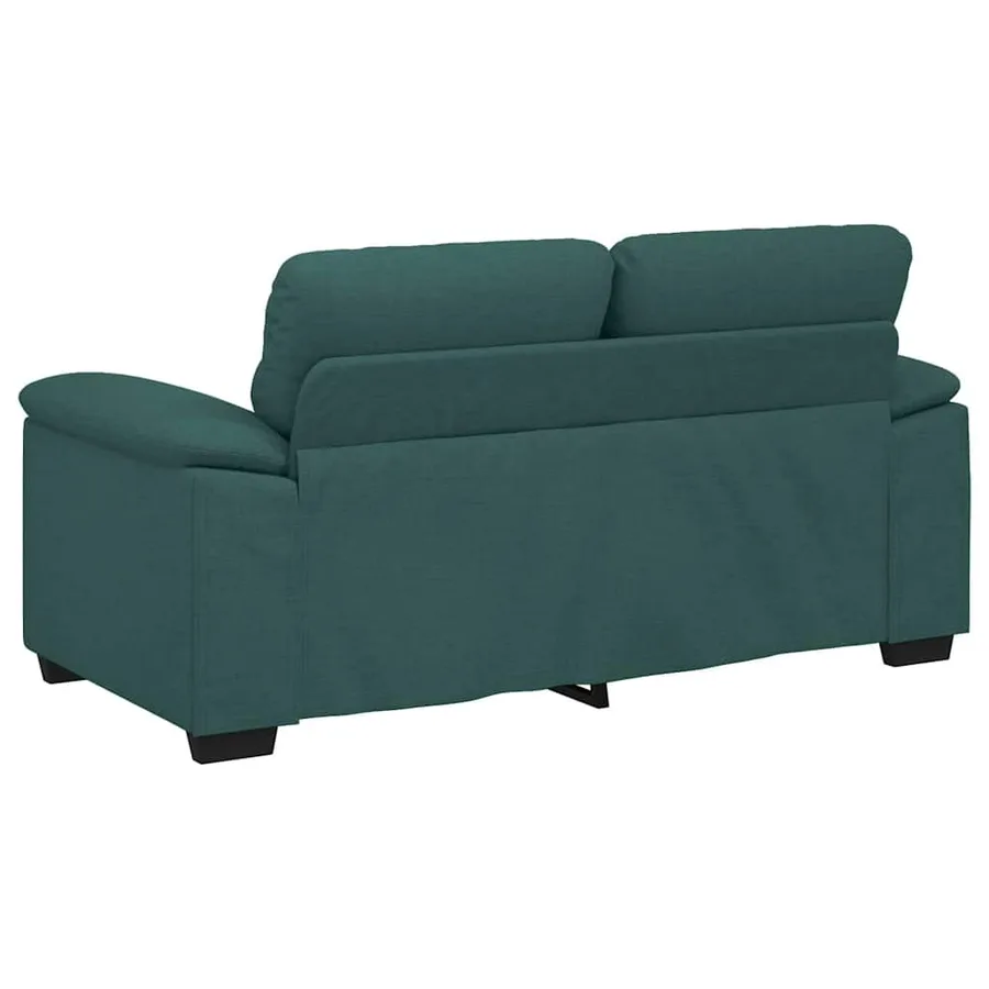 Canapé 2 places vert foncé 160 x 81 x 84 cm en tissu - 6