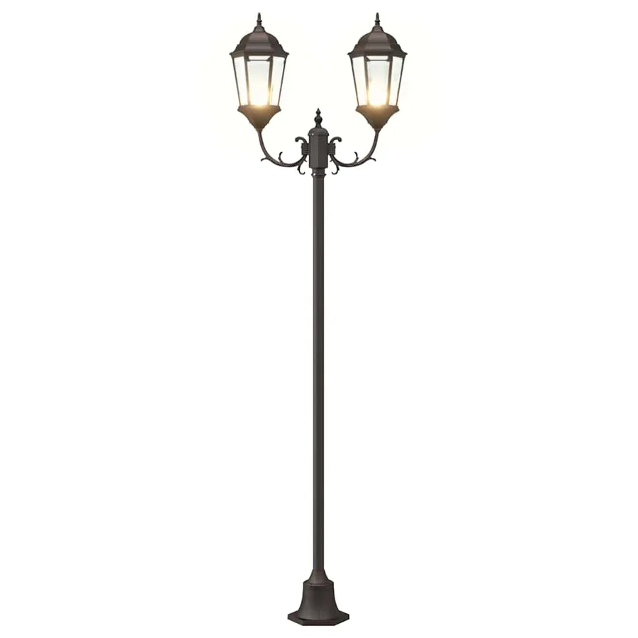 Lumière de jardin Bronze 68 x 20 x 235 cm Aluminium et verre - 8