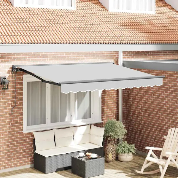 Cadre d'auvent Anthracite 3,5 x 2 m Métal