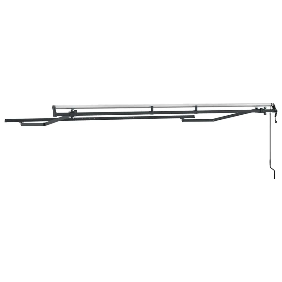 Cadre d'auvent Anthracite 3,5 x 2 m Métal - 6