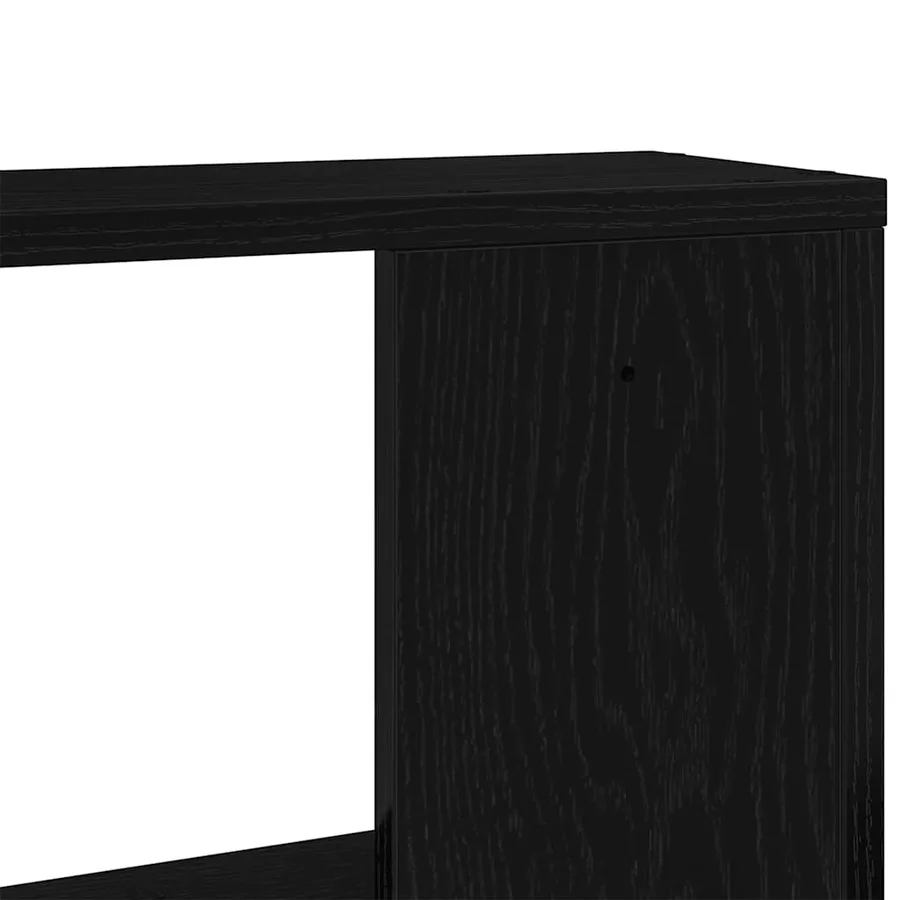 Étagères murales (lot de 2) en chêne noir 50 x 12 x 50 cm bois composite - 10