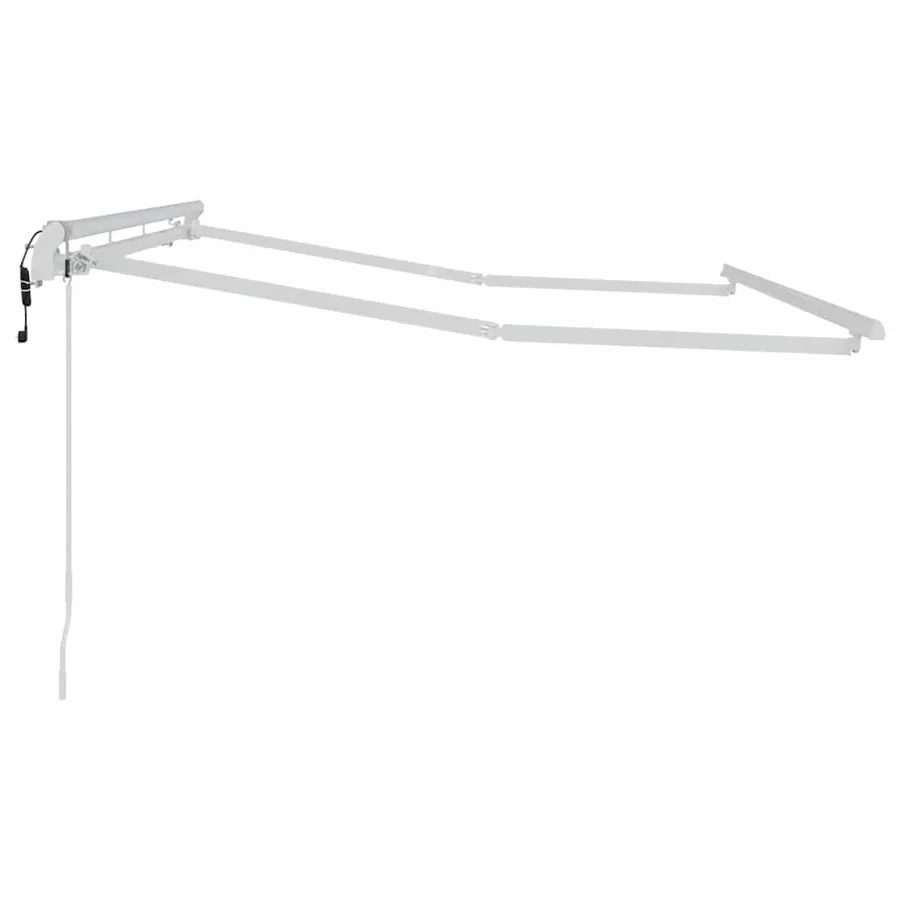 Cadre d'auvent Blanc 3 x 2 m Métal - 5