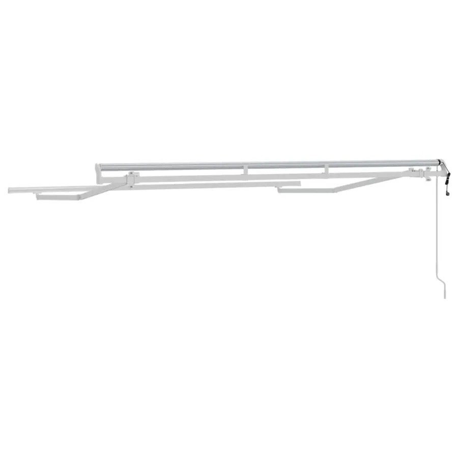 Cadre d'auvent Blanc 3 x 2 m Métal - 6