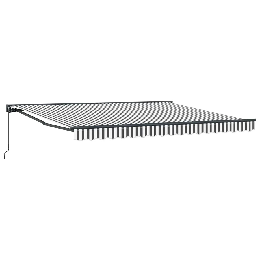 Cadre d'auvent Anthracite et blanc 400 × 300 cm - 2