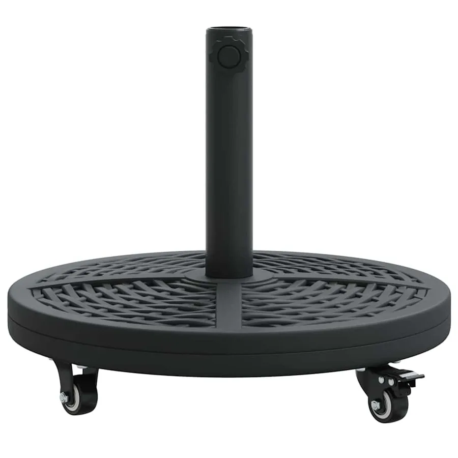 Pied de parasol Art déco Noir Ø 45 x 39,5 cm Fer - 5