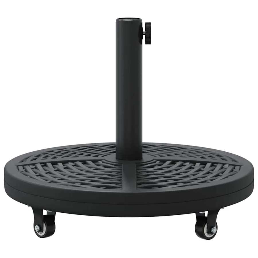 Pied de parasol Art déco Noir Ø 45 x 39,5 cm Fer - 6