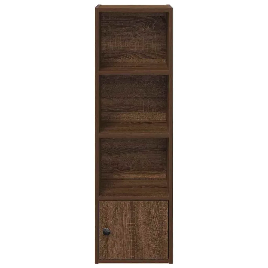 Bibliothèque chêne marron 31x24x102 cm bois d'ingénierie - 5