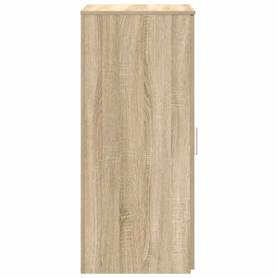 Armoire rangement chêne sonoma 50x45x103,5 cm bois d'ingénierie - 5