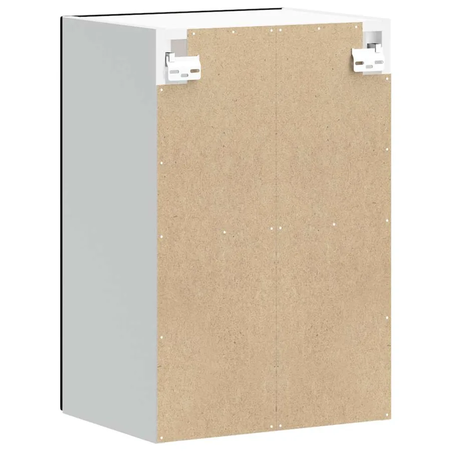 Armoire murale de cuisine avec porte en verre Lucca noir - 9