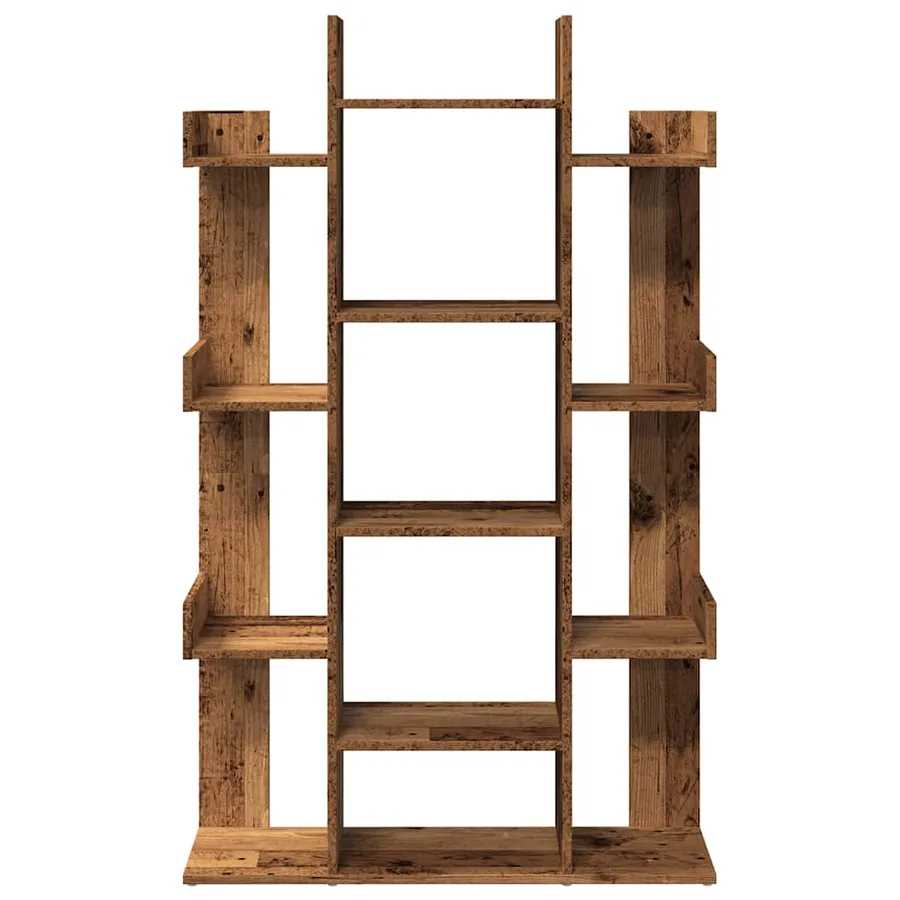 Bibliothèque vieux bois 86x25,5x140 cm bois d'ingénierie - 4