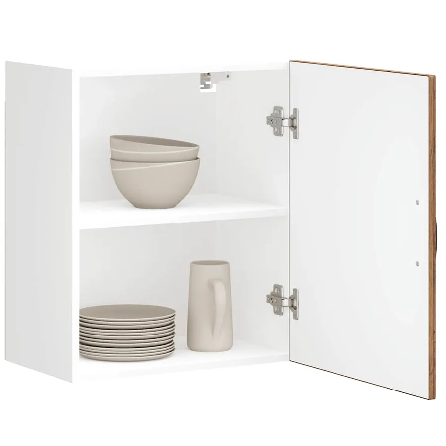 Armoires murales de cuisine 2 pcs Kalmar Bois d'ingénierie vieilli - 4