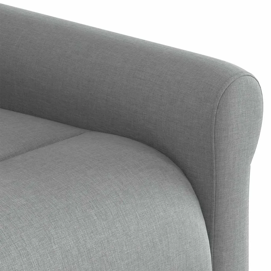 Fauteuil inclinable Gris clair Tissu - 8