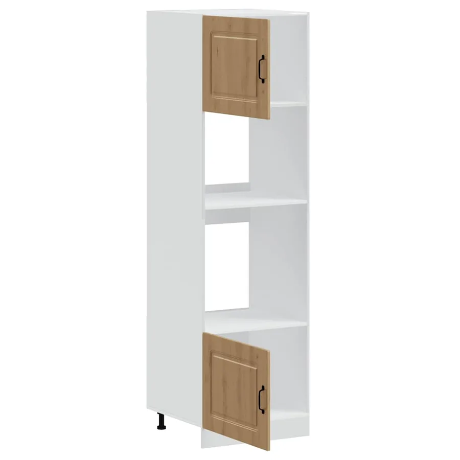 Armoires de four 2 pièces "Kalmar" Chêne artisanal Bois d'ingénierie - 5