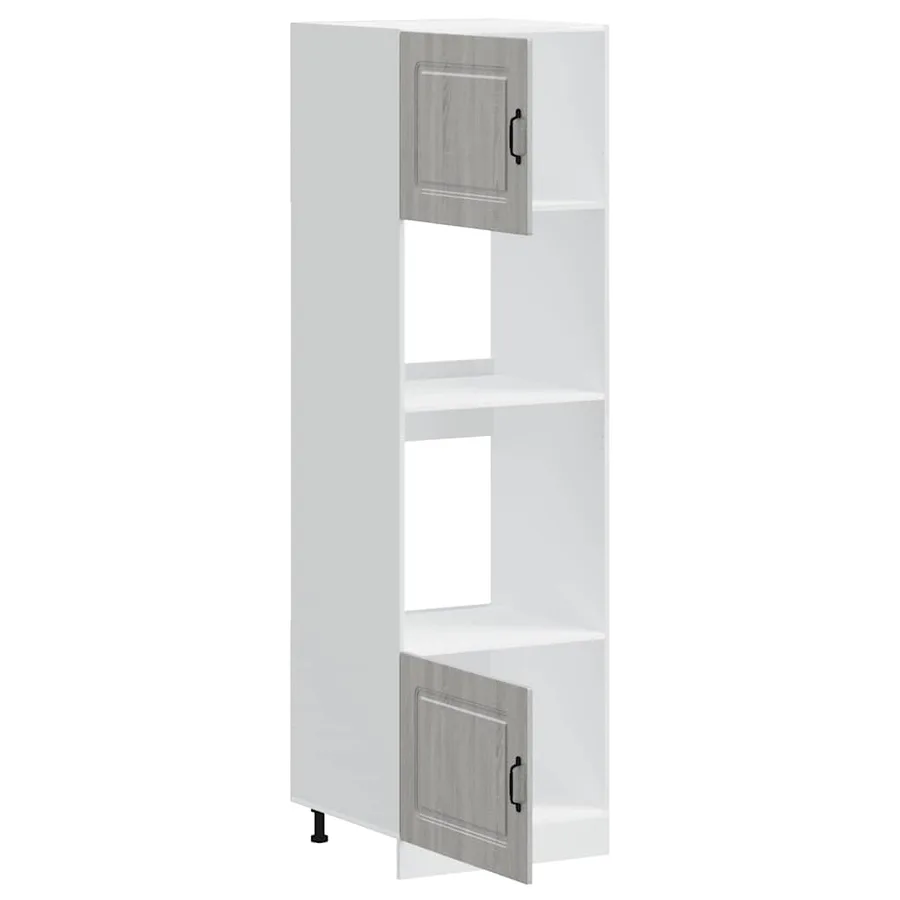 Armoires de four 2 pièces "Kalmar" Bois d'ingénierie gris Sonoma - 5