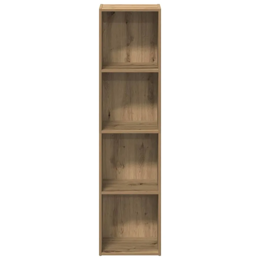 Bibliothèque chêne artisanal 36x30x143 cm bois d'ingénierie - 5
