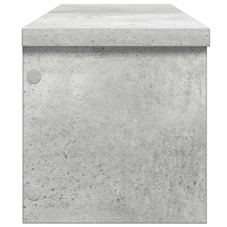 Étagère de cuisine empilable gris béton 50x15x16 cm - 4