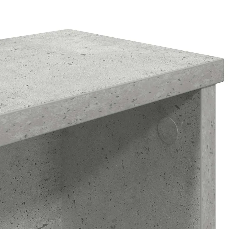 Étagère de cuisine empilable gris béton 50x15x16 cm - 6